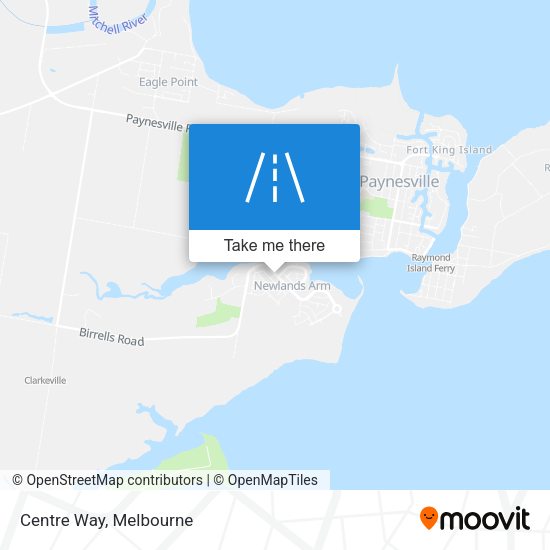 Centre Way map