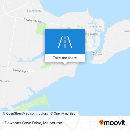 Dawsons Cove Drive map
