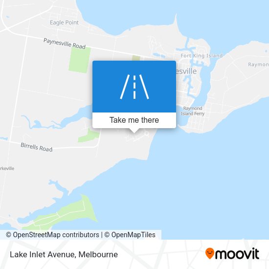Lake Inlet Avenue map