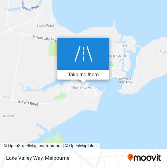 Lake Valley Way map