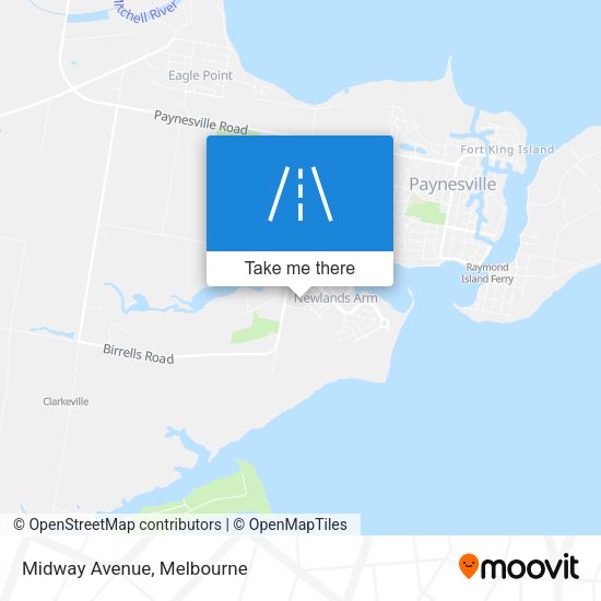 Midway Avenue map
