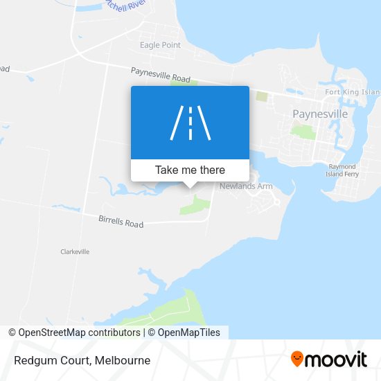Redgum Court map