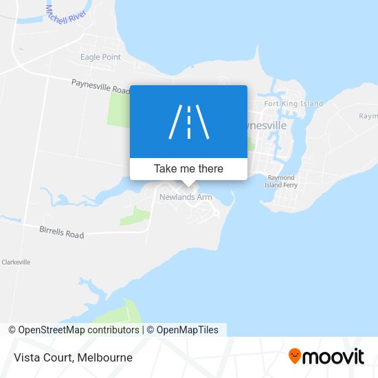 Vista Court map