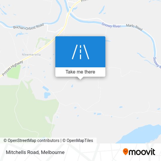 Mitchells Road map