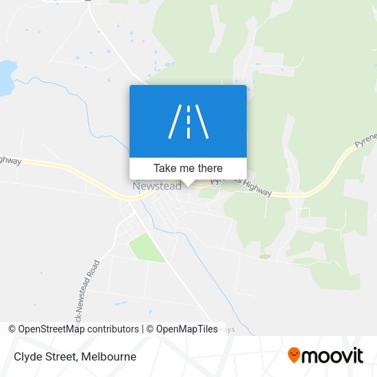 Clyde Street map