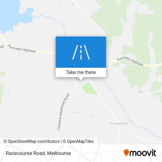 Racecourse Road map