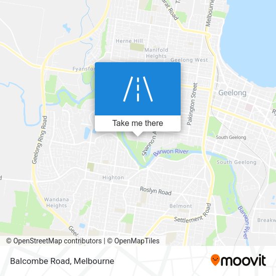 Balcombe Road map