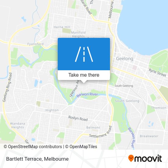 Bartlett Terrace map