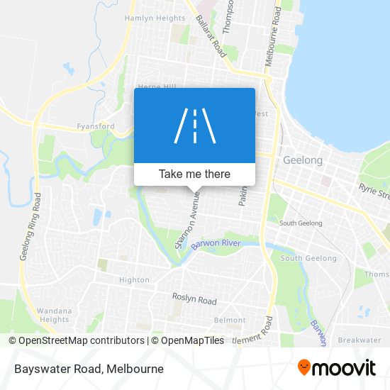 Mapa Bayswater Road