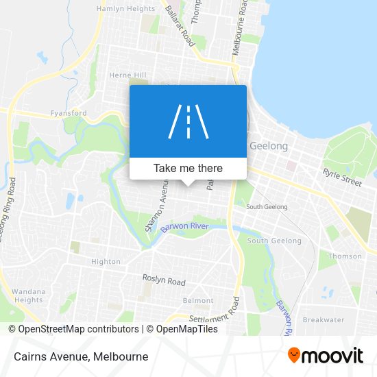 Cairns Avenue map