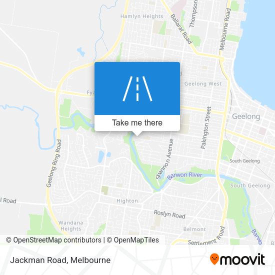 Jackman Road map