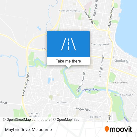 Mayfair Drive map