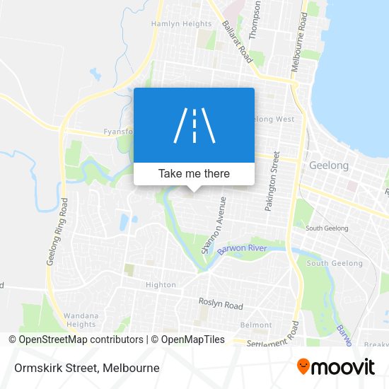 Ormskirk Street map