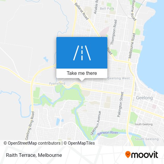 Raith Terrace map