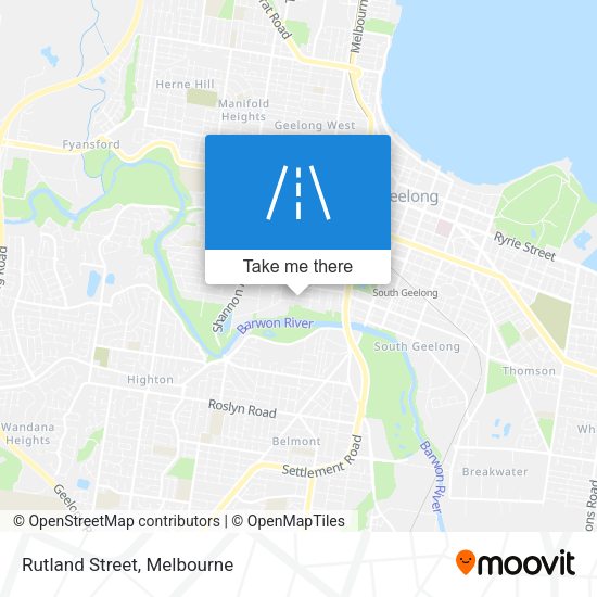 Rutland Street map