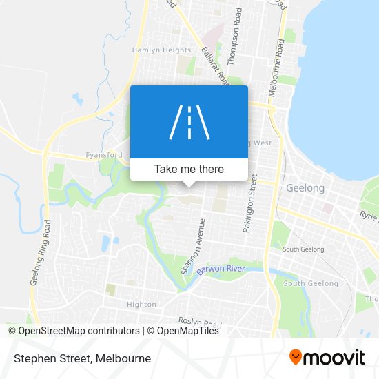Stephen Street map