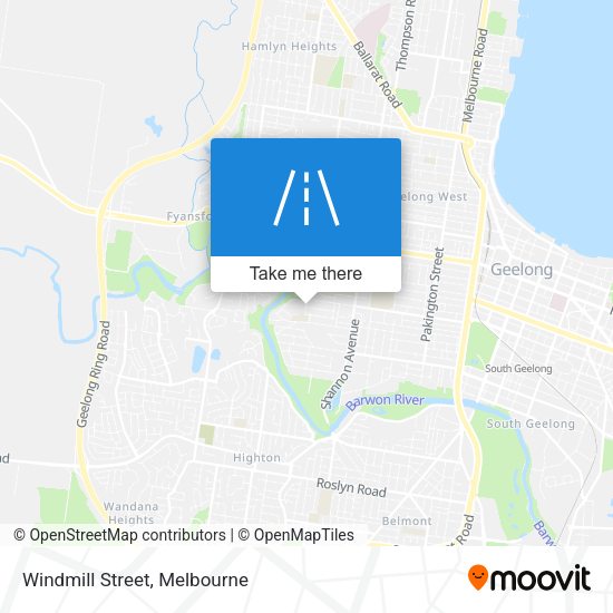 Windmill Street map