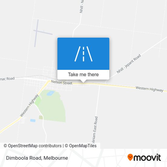 Dimboola Road map