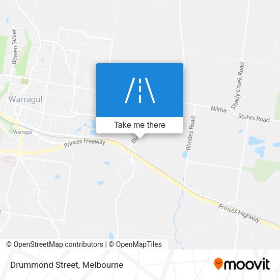 Drummond Street map