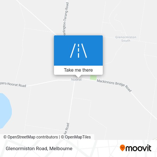 Glenormiston Road map