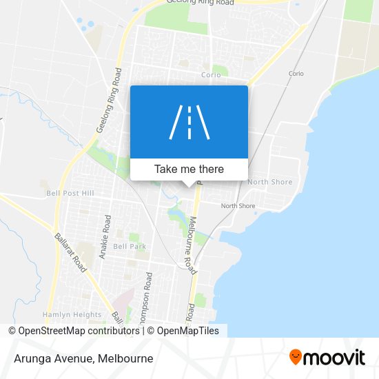 Arunga Avenue map