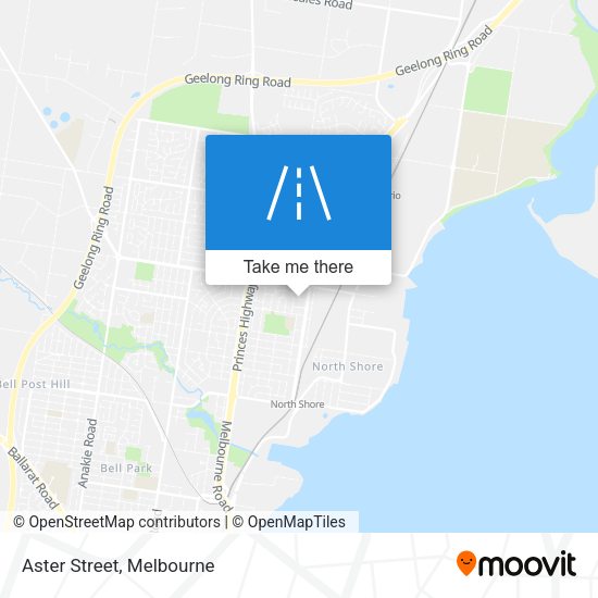 Aster Street map