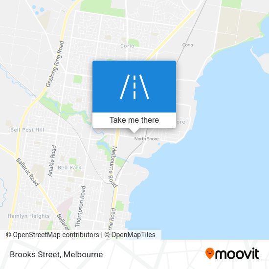 Brooks Street map