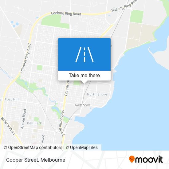 Cooper Street map