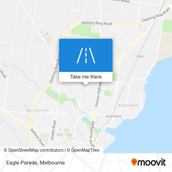 Eagle Parade map