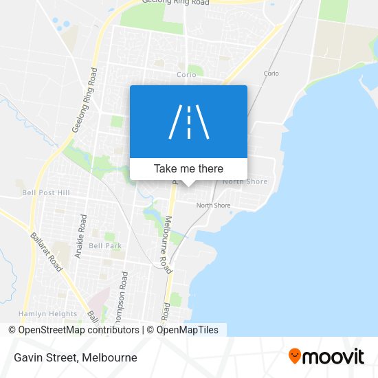 Gavin Street map