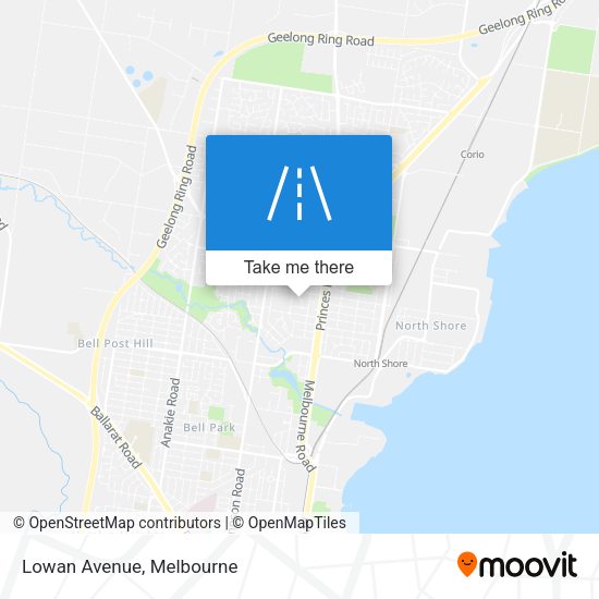 Lowan Avenue map