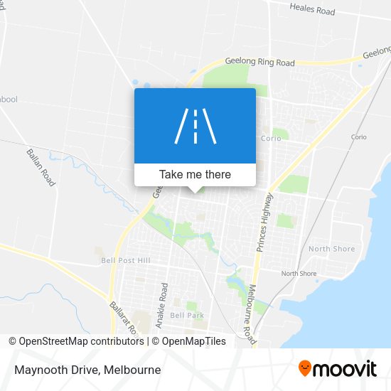 Maynooth Drive map