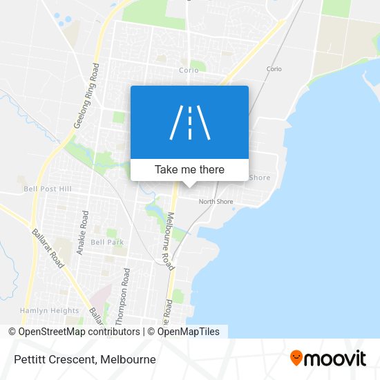 Pettitt Crescent map