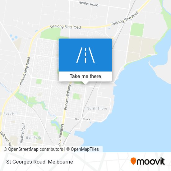 St Georges Road map