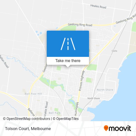 Tolson Court map