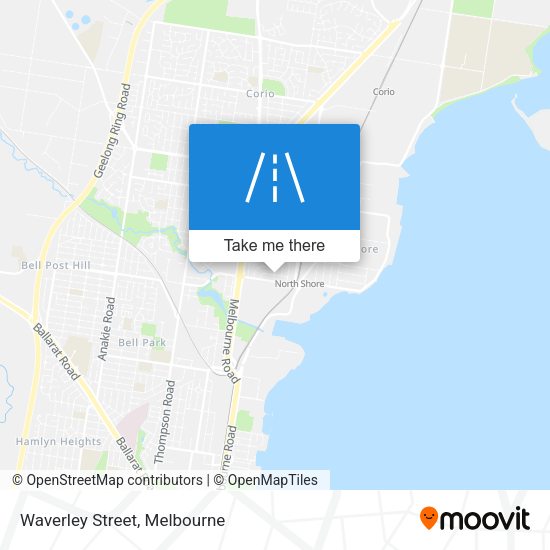 Waverley Street map
