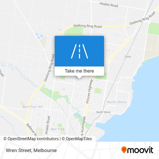 Wren Street map