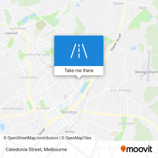 Caledonia Street map