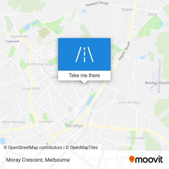Moray Crescent map