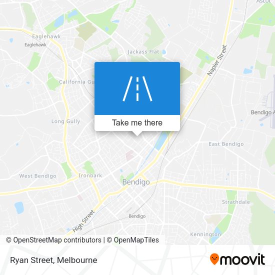 Ryan Street map