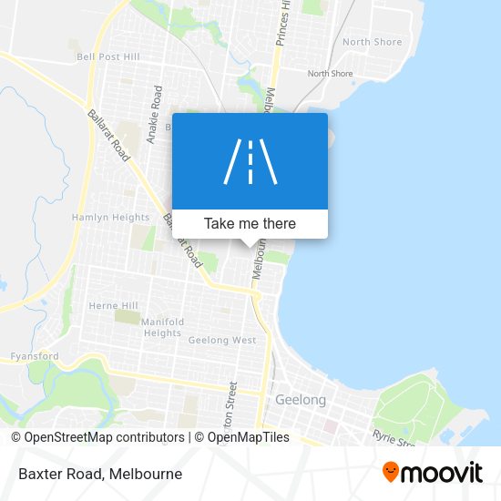 Baxter Road map