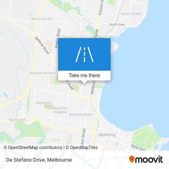 De Stefano Drive map