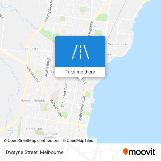 Dwayne Street map