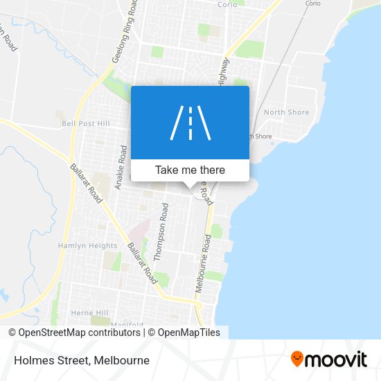 Holmes Street map