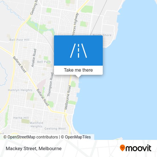 Mackey Street map