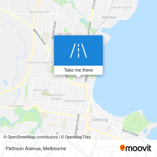 Pattison Avenue map