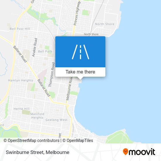 Swinburne Street map