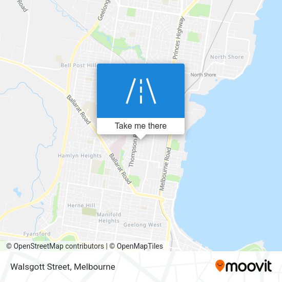 Walsgott Street map