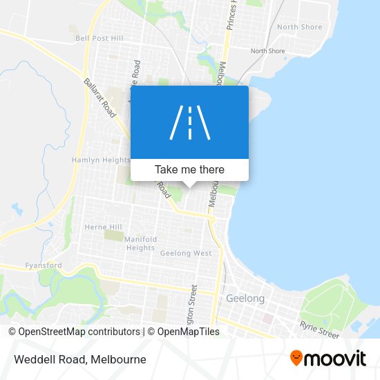 Weddell Road map