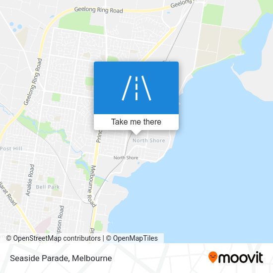Seaside Parade map
